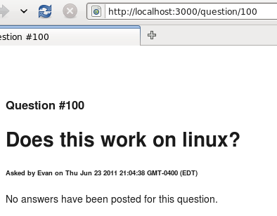 Question detail